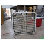 COLEMAN RED COOLER AND FLOOR FAN