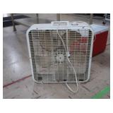 COLEMAN RED COOLER AND FLOOR FAN