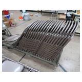30+ METAL FOLDING CHAIRS ON ROLLING CART