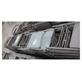25+ METAL FOLDING CHAIRS ON ROLLY CART
