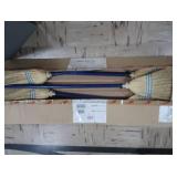 BRAND NEW IN BOX BROOMS & WOODEN STICKS
