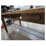 WOODEN SCHOOL LIBRARY TABLE