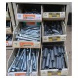6 DRAWER METAL CABINET (FILLED)