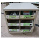 6 DRAWER METAL CABINET (FILLED)