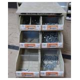 6 DRAWER METAL CABINET (FILLED)