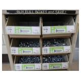 6 DRAWER METAL CABINET (FILLED)