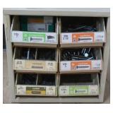6 DRAWER METAL CABINET (FILLED)