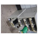 2) 6 DRAWER METAL CABINET