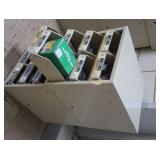 2) 6 DRAWER METAL CABINET