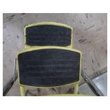 VINTAGE COSTCO STEP CHAIR AND A MIRROR