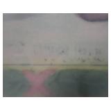 HISTORIC ANTIQUE  3~PANEL MURAL OVER 10 FEET LONG 'BLASHFIELD / SIMMONS / WALKER'