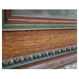 HISTORIC ANTIQUE  3~PANEL MURAL OVER 10 FEET LONG 'BLASHFIELD / SIMMONS / WALKER'