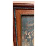 HISTORIC ANTIQUE  3~PANEL MURAL OVER 10 FEET LONG 'BLASHFIELD / SIMMONS / WALKER'