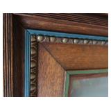 HISTORIC ANTIQUE  3~PANEL MURAL OVER 10 FEET LONG 'BLASHFIELD / SIMMONS / WALKER'