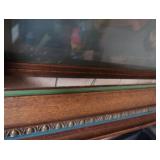 HISTORIC ANTIQUE  3~PANEL MURAL OVER 10 FEET LONG 'BLASHFIELD / SIMMONS / WALKER'
