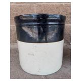 Robinson Ransbottom Blue Crown Stoneware Crocks (Lot of 2)