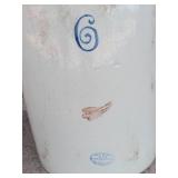 Vintage Red Wing 6-Gallon Stoneware Crock With Handles