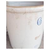 Vintage Red Wing 6-Gallon Stoneware Crock With Handles