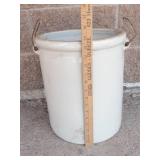 Vintage Red Wing 6-Gallon Stoneware Crock With Handles
