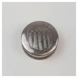 Antique Collapsible Travel Cup With Union Shield Lid