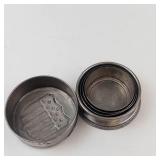 Antique Collapsible Travel Cup With Union Shield Lid