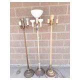 Vintage Floor Lamps (Lot of 3)