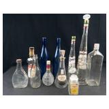 Vintage Assorted Liquor Bottles & Decanters Mixed Lot