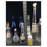 Vintage Assorted Liquor Bottles & Decanters Mixed Lot