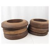 Wooden Hat Forms (Lot of 6)