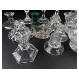 Mixed Lot Glass Candle Holders & Votives