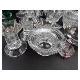 Mixed Lot Glass Candle Holders & Votives