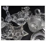 Mixed Lot Glass Candle Holders & Votives
