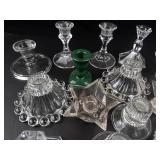 Mixed Lot Glass Candle Holders & Votives