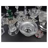 Mixed Lot Glass Candle Holders & Votives