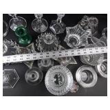 Mixed Lot Glass Candle Holders & Votives