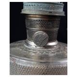 Antique Oil Lamp Assortment With Glass Chimneys