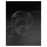 Vintage Clear Glass Hurricane Lamp Shades (Lot of 4)