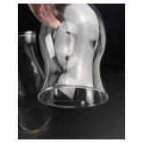 Vintage Clear Glass Hurricane Lamp Shades (Lot of 4)