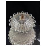 Glass Bowls & Clear Glass Lamp Mixed Lot
