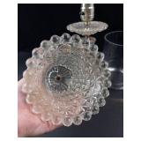 Glass Bowls & Clear Glass Lamp Mixed Lot