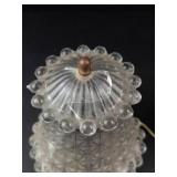 Glass Bowls & Clear Glass Lamp Mixed Lot