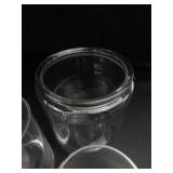 Glass Bowls & Clear Glass Lamp Mixed Lot