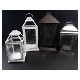 Metal Lantern Cages (Lot of 4)