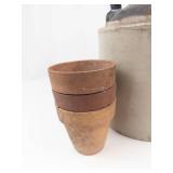 Terracotta Pots, Crock & Stoneware Jug Mixed Lot of 5