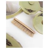 Vintage Art Deco Green Bakelite Vanity Set Mixed Lot