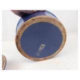 Blue Ceramic Ringware Casserole Dish With Lid