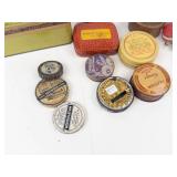 Vintage Makeup Tins, Patches & Bottle Stoppers Mixed Lot