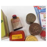 Vintage Makeup Tins, Patches & Bottle Stoppers Mixed Lot