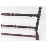 Vintage Wooden Towel Rack