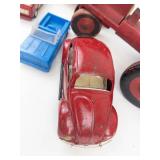 Vintage Toy Vehicle Mixed Lot - Tonka, Wood & Tin Vehicles
